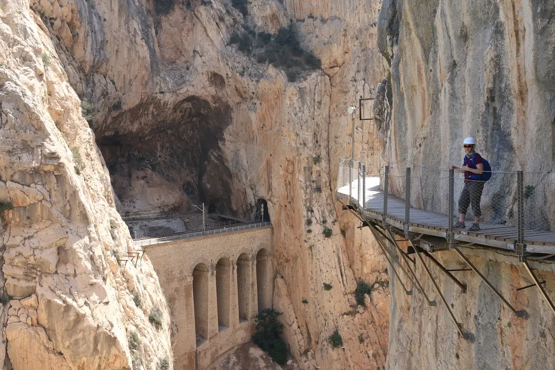 El Chorro Gorge with the Caminito del Rey can only be hiked with tickets
