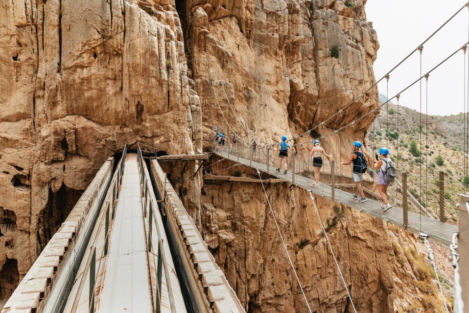 The Caminito del Rey tickets take you across this bridge