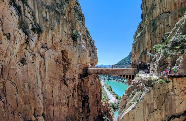 entrance tickets at the door by the entrance of the Caminito del Rey