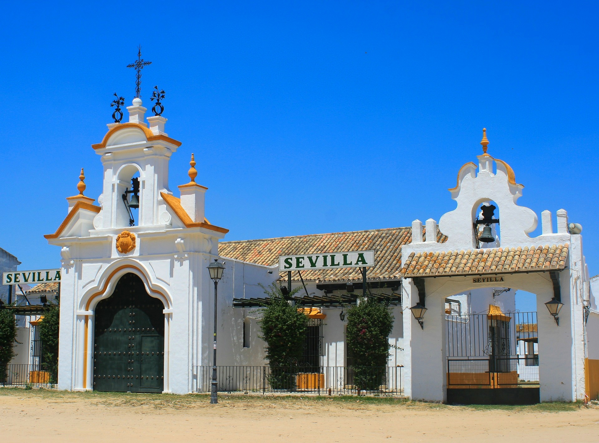 The Sevilla pavallion in El Rocio