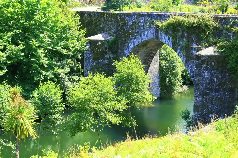 Old bridge over the river