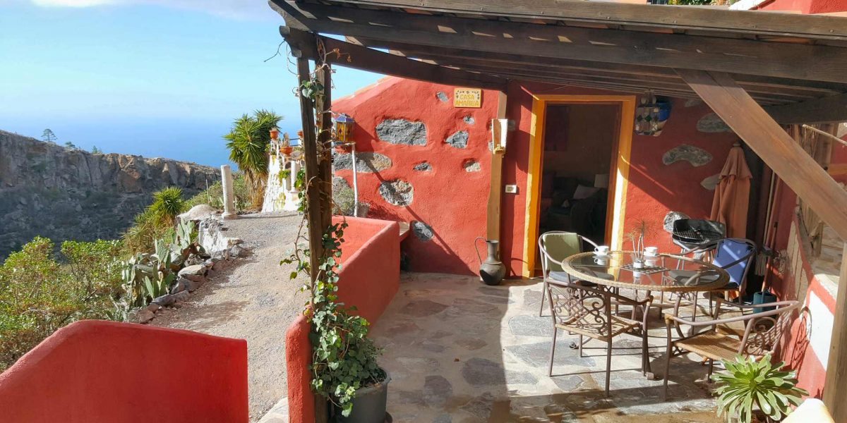 Unique accommodation away from tourism on The Canary Islands