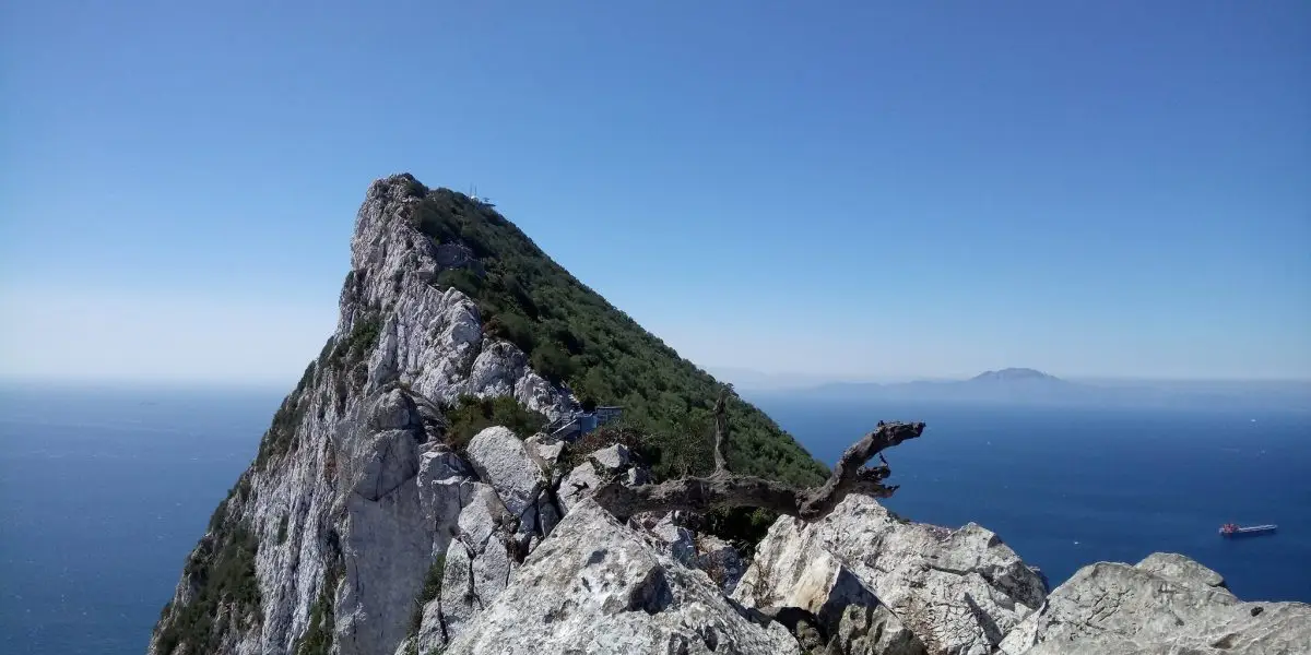 Gibraltar and the views to Africa