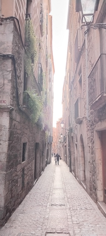 The medieval city of Girona, not far from Barcelona